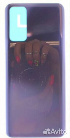 Задняя крышка для Honor 30/30 Premium Серебро (со