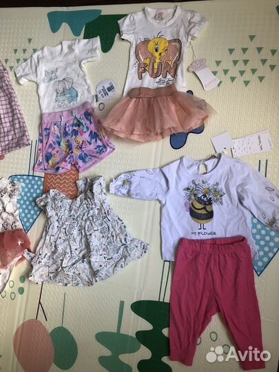 Детские вещи пакетом на девочку 68-74