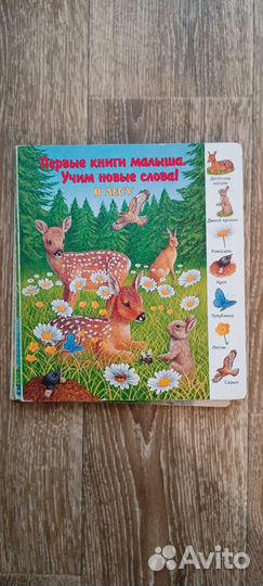 Первая книга малыша Учим новые слова