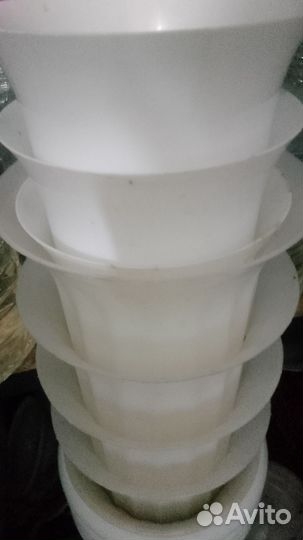 Вазы для цветов пластик бу