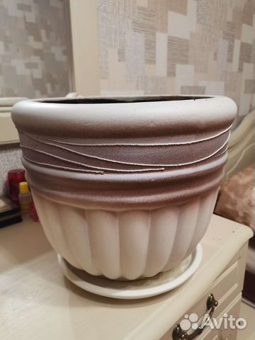 Горшок для цветов керамика большой