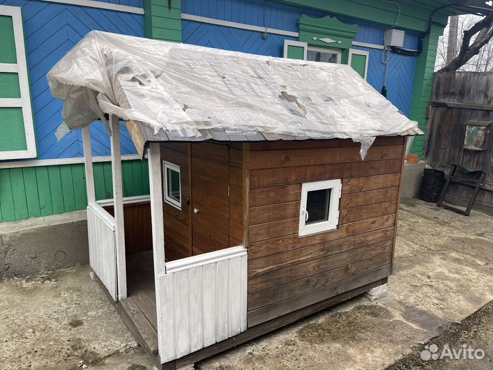 Детский игровой домик уличный бу