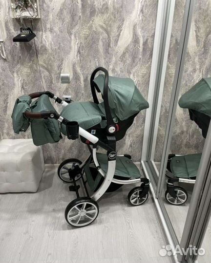 Коляска 3в1 трансформер Новая (шикарная)