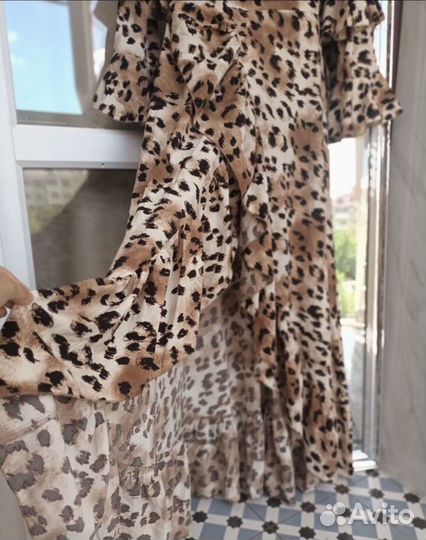 Леопардовое платье