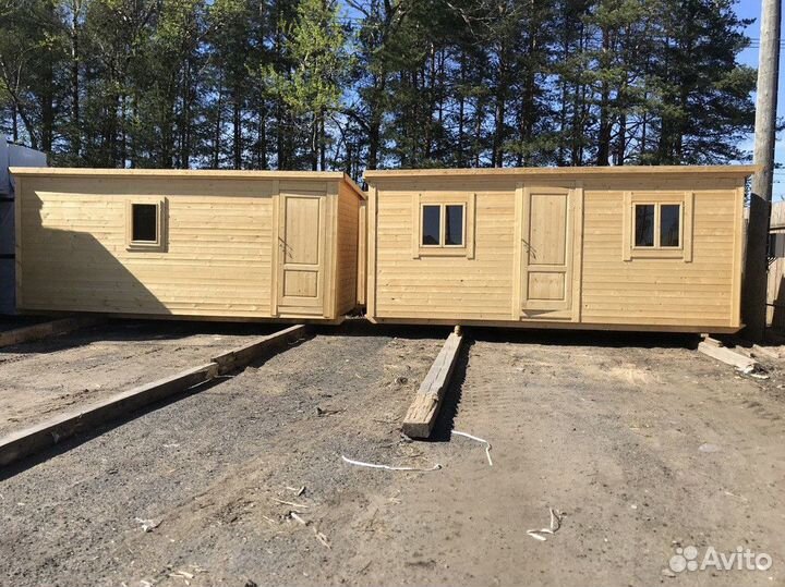 Бытовка: теплая, ветрозащита, с завода, пол: OSB