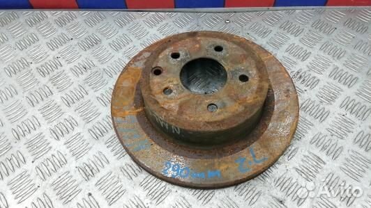 Диск тормозной задний nissan qashqai J10 +2 (NML12