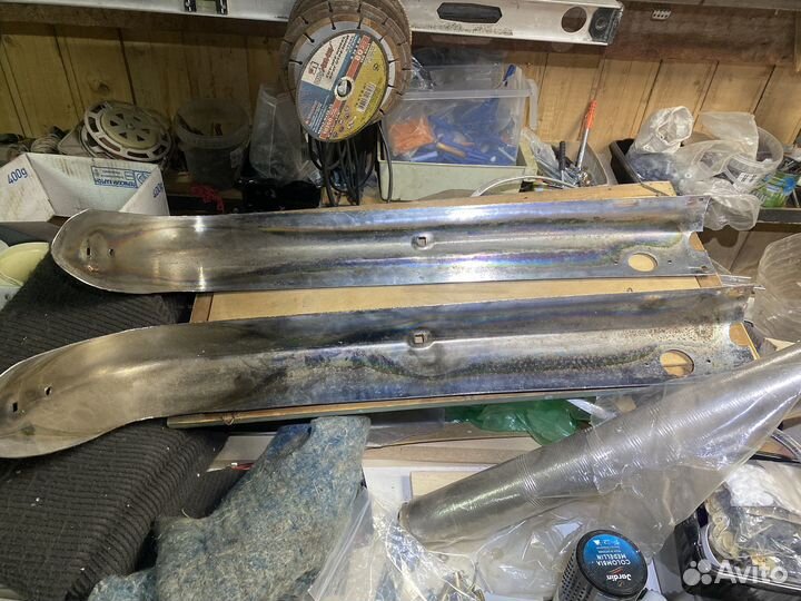 Половина угол бампера Москвич