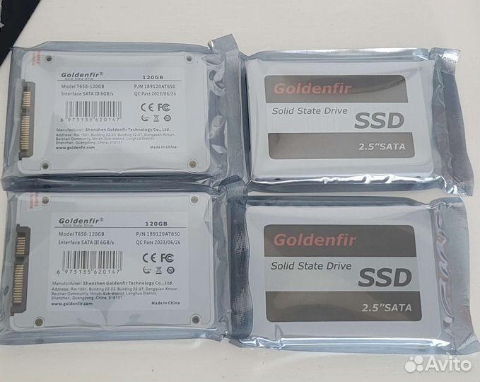 Ssd 120 gb новые