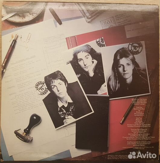 Wings – Band On The Run 1973 + 1 LP в подарок