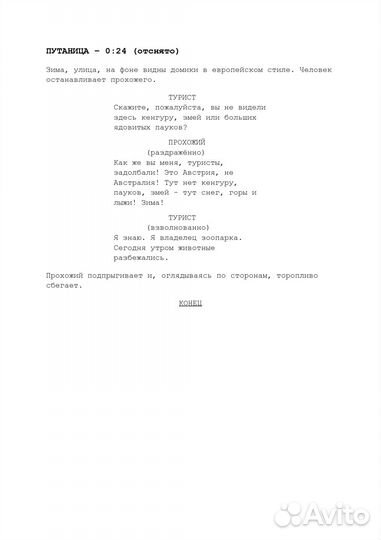 Сценарист роликов/рилс/прогревов/км и пм фильмов