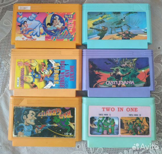 Картриджи (игры) Денди