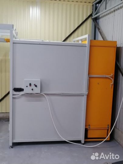 Камера для порошковой покраски дисков