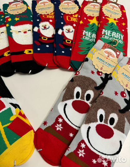 Носки новогодние