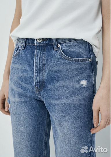 Джинсы женские укороченные