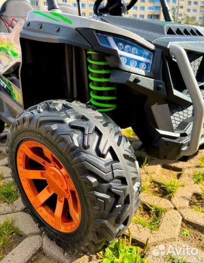 Детский двухместный электромобиль багги