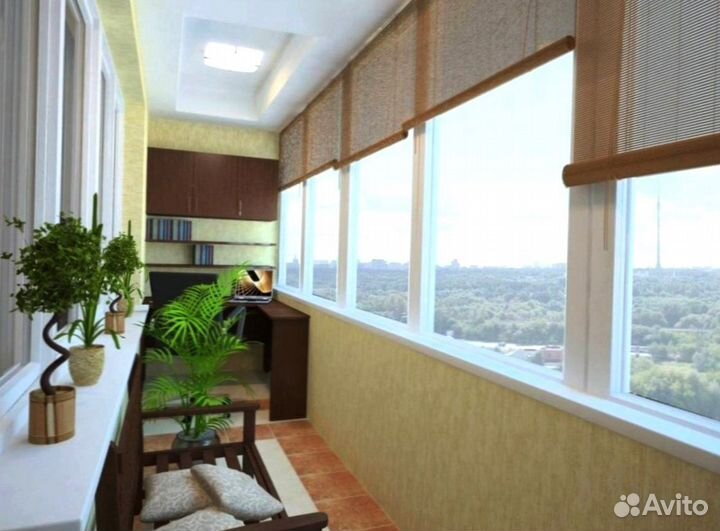 Остекление и отделка балконов