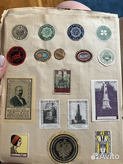 Коллекция Австрийских марок начала 20 века