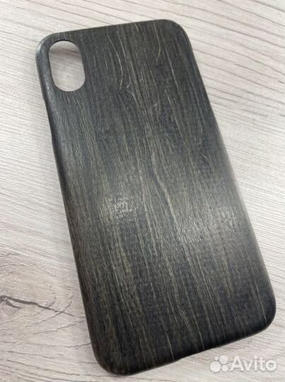 Деревянный чехол на iPhone X