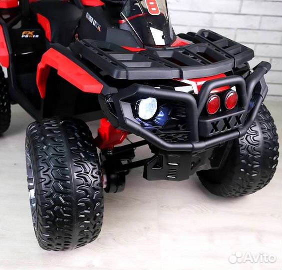 Квадроцикл K111KK электрический 2WD красный