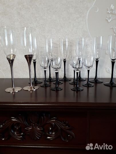 Вазы Греция Фужеры 3 комплекта