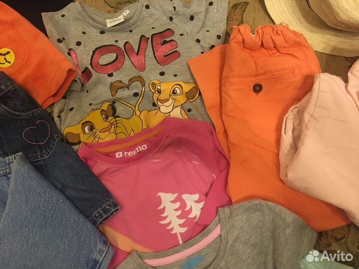 Детские вещи пакетом на девочку 110