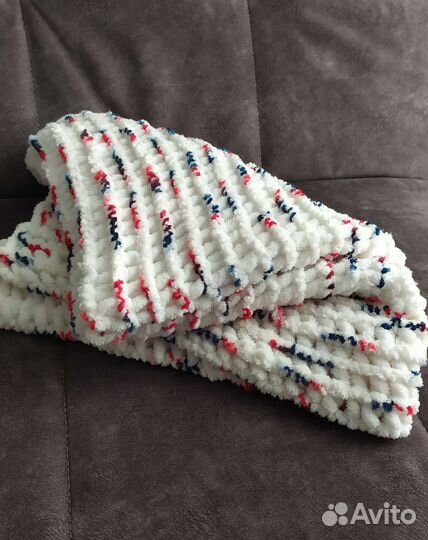 Плед детский из ализе пуффи