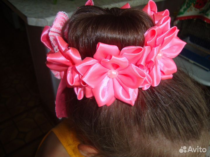 Заколки ручной работы. Канзаш