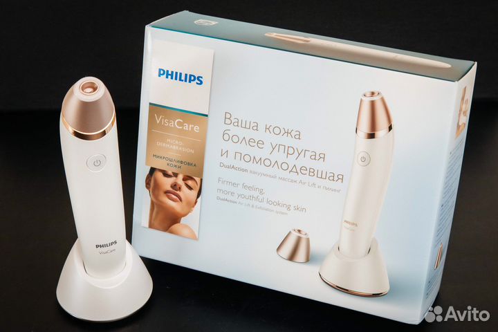 Вакуумный пилинг кожи лица Philips VisaCare