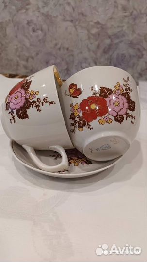 Чашки Дулёво, Kpасный фарфоpист, посуда чeшcкая