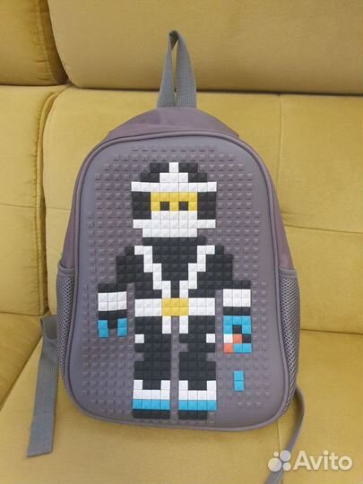 Рюкзак пиксельный детский