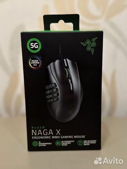 Игровая мышь razer naga x ergonomic mmo