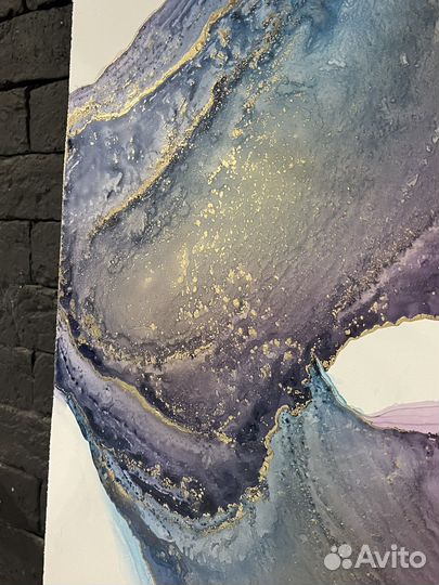 Картина спиртовыми чернилами