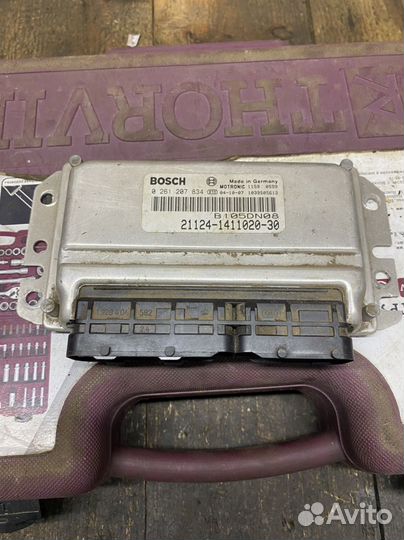 Блок эбу Bosch на ваз 21124