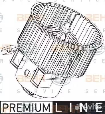 Мотор печки отопителя салона