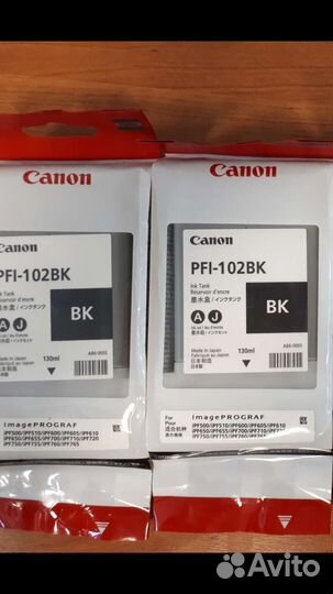 Картриджи pfi-102bk