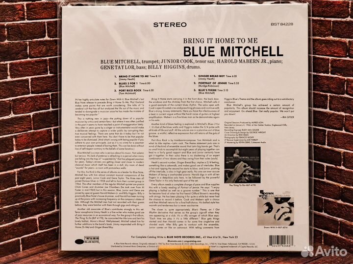 Blue Mitchell - Bring It Home To Me (Tone Poet)