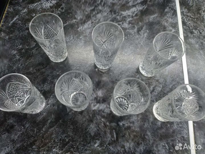 Хрустальные стаканы из СССР