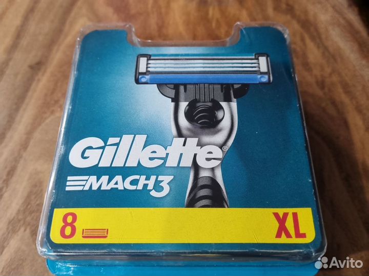 Gillette mach 3 XL Кассеты 8шт из Финляндии