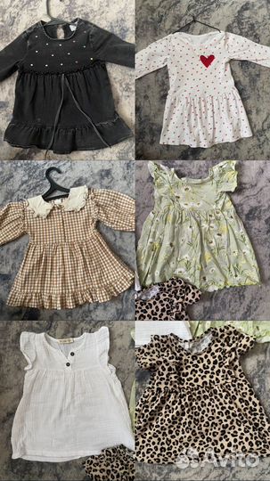 Пакет вещей на девочку 80-92