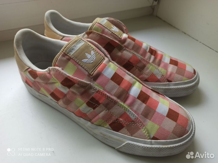 Adidas слипоны кеды мокасины оригинал 43,5 размер