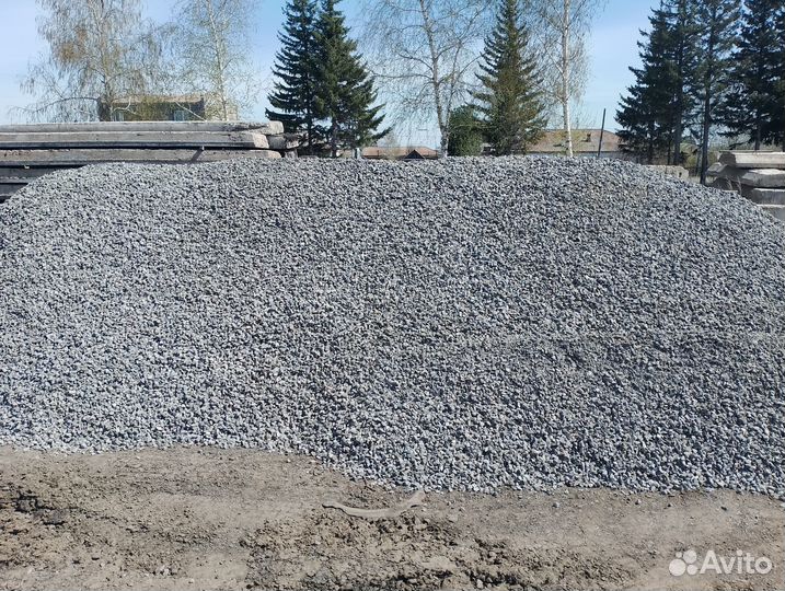 Щебень, песок, пгс, глина доставка