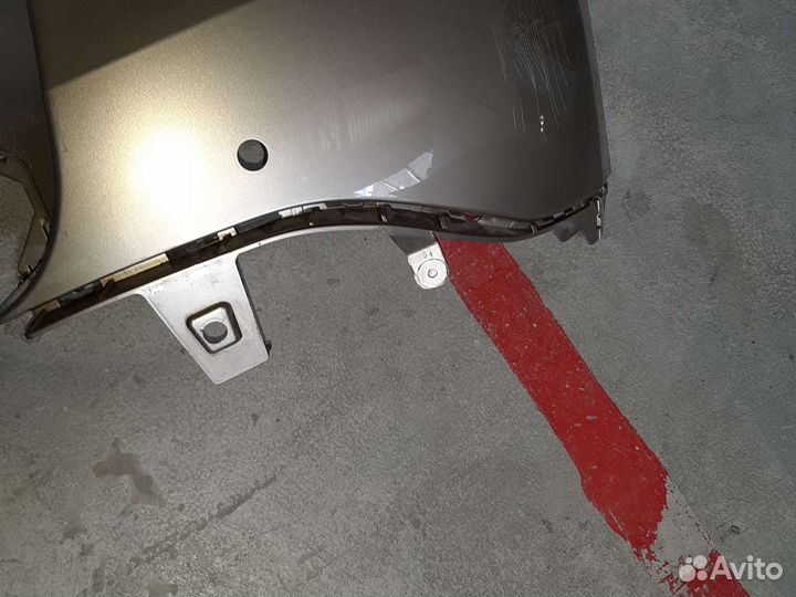 Бампер задний правая часть Renault Scenic 2009)