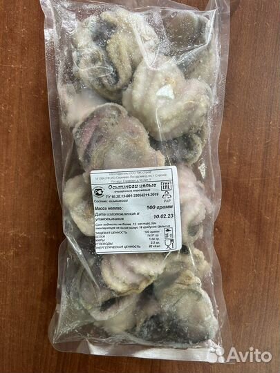 Осьминоги целые