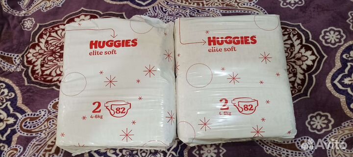 Подгузники huggies elite soft 2