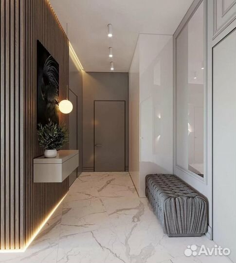 Скрытые межкомнатные двери под покраску