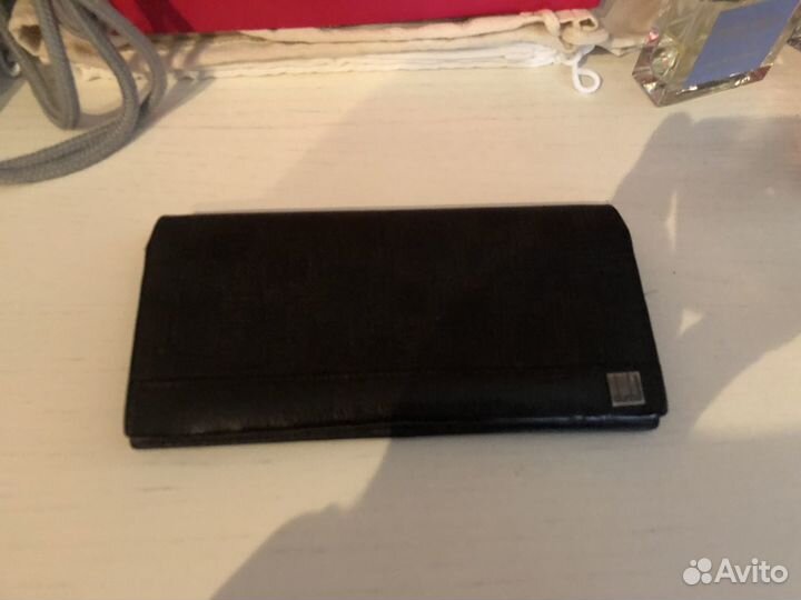 Мужское кожаное портмоне dunhill