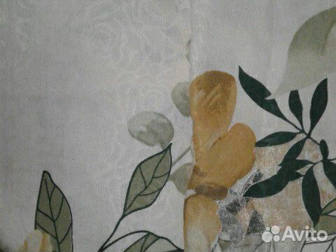 Тюль новая- 5 метров.шторы.Зажимы для штор на магн