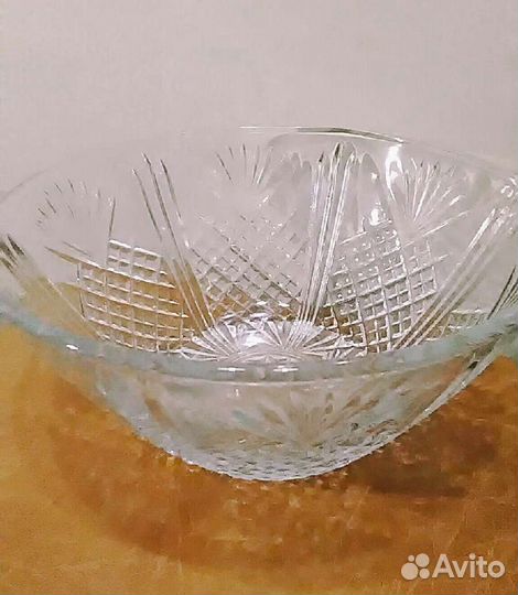 Салатник хрустальный