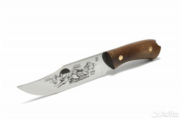 Нож цахур сталь 65x13, рукоять дерево