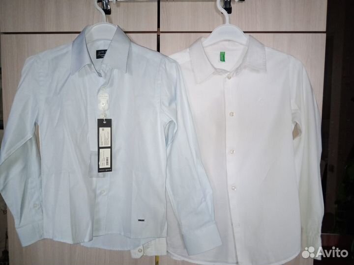 Школьная форма Рубашка новая, рр 122
